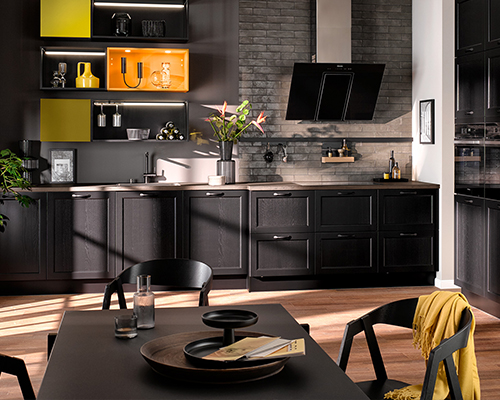 نحوه ی چیدمان وسایل آشپزخانه