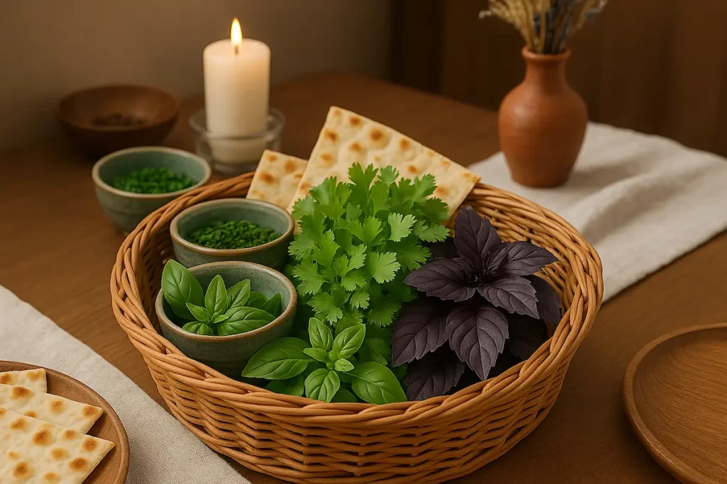 10 ایده خلاقانه برای استفاده از “سبد سبزی حصیری” در سفره